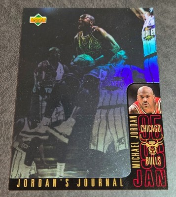 Michael Jordan # J3 Jordan's Journal 1996-97 Upper Deck Collector's Choice EN/IT