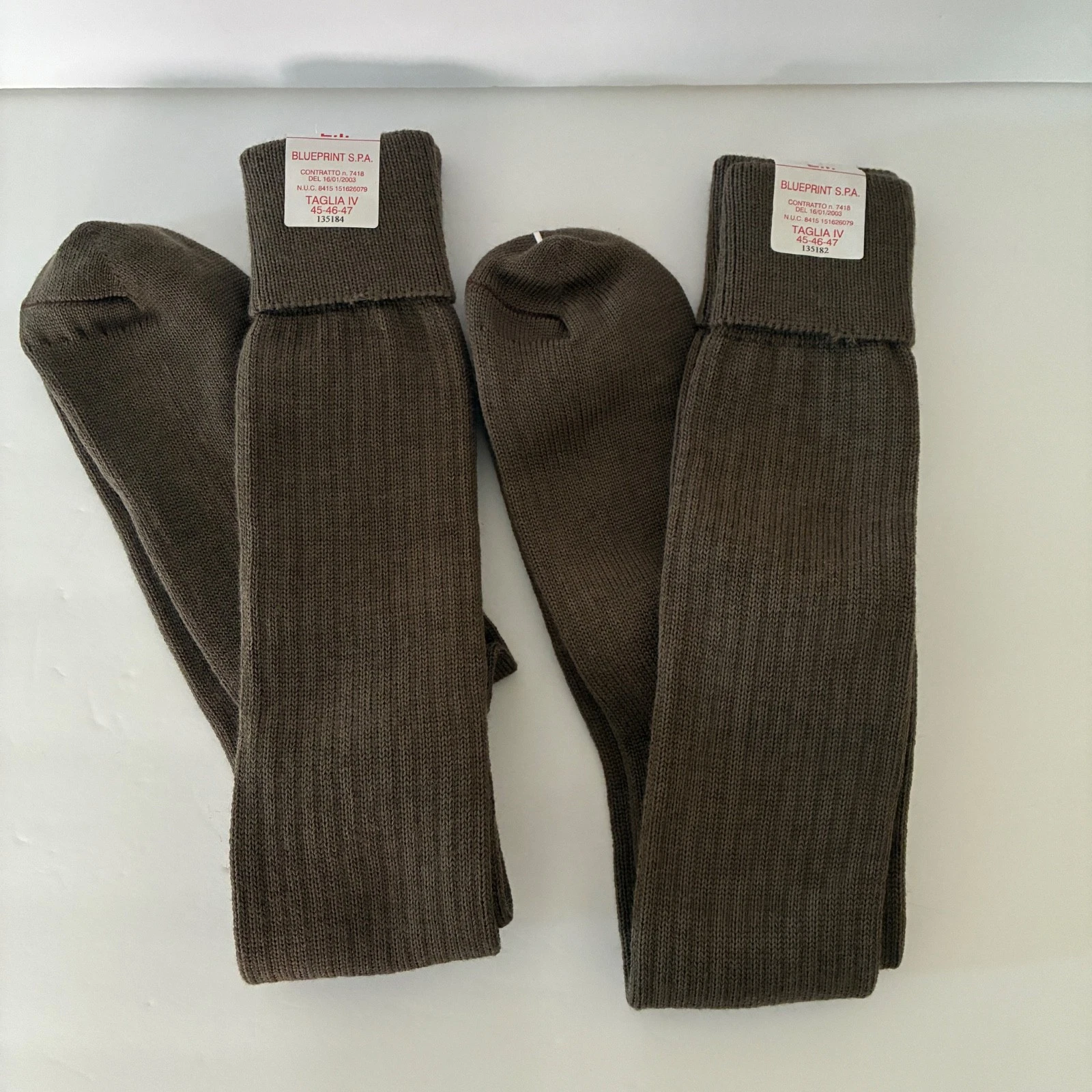 2 Pairs Italian Virgin Wool Blend Knee Trekker Socks 12-14 Boot Surplus Military
Opens in a new wind