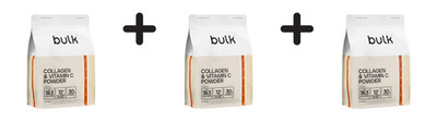 3 x Bulk Collagen and Vitamin C Powder (500g) Orange (43,30 EUR/kg)
