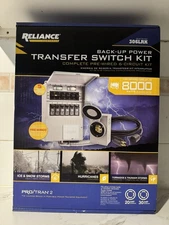 Reliance 306LRK 30Amp BackUp Power Manual Transfer Switch PreWired 6 Circuit Kit