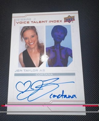 2024 Upper Deck Halo Legacy Collection InscribeJen Taylor Cortana Auto 1ud2