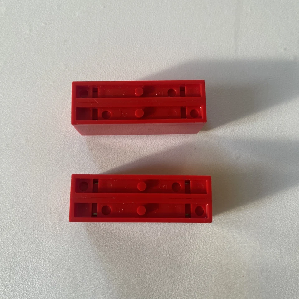LEGO Piece #73090a RED 2 x 6 x 2 Weighted Brick | Lot Of 2 | Free Shipping!!! - Image 4 of 4