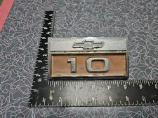 Vintage Chevrolet C10 Truck Fender Emblem Badge # 3874041 1960's Chevy