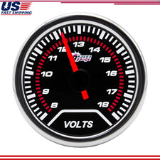 2 52mm Car Car Volt Gauge Meter 12v Volt Tester Universal Pointer Bright Light