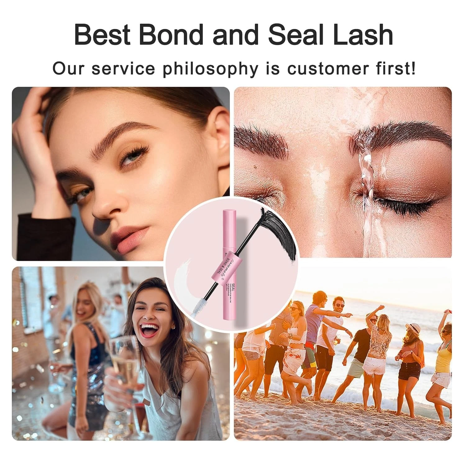 2PCS Eyelash Glue Eyelash Bond and Seal Super Strong Hold Cluster Lash Adhesi... - product detail image 7