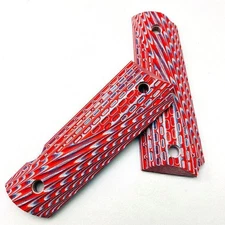 1 Pair G10 Textured Handles Patches DIY Scales Blanks Parts For 1911 Model Grips