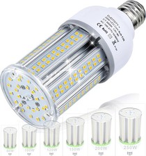 30W LED Corn Light Bulb 5000 Lumen 5000K Large Area Cool Daylight White E26/E...