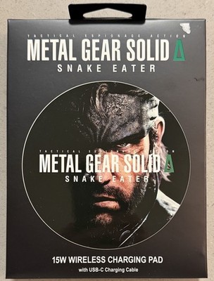 Metal Gear Solid Delta Snake Eater Wireless Charger - New