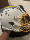Oronde Gadsden II Signed FS Authentic NFL Los Angeles Chargers Helmet!