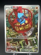 Riolu 010 Scarlet & Violet Promo Pokemon Holo Illustration Rare NM Card SVP