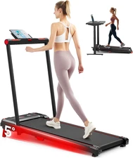 Walking Pad Treadmill, Anylife Incline Walking Pads under Desk 330Lb Capacity, 2