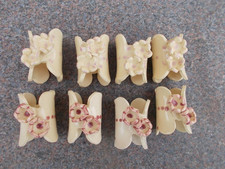 Ceramic Napkin Rings - Set of 8 / Napkin Ring Ceramic 8 Pieces