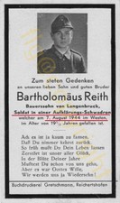 STERBEBILD  SOLDAT  ALLEMAND  NORMANDIE  1944