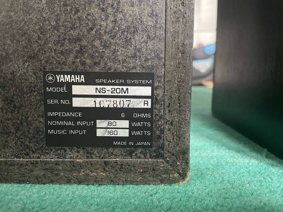 Yamaha NS 20M Speakers - Made in Japan | eBay Yamaha NS 20M Speakers - Made in Japan | eBay