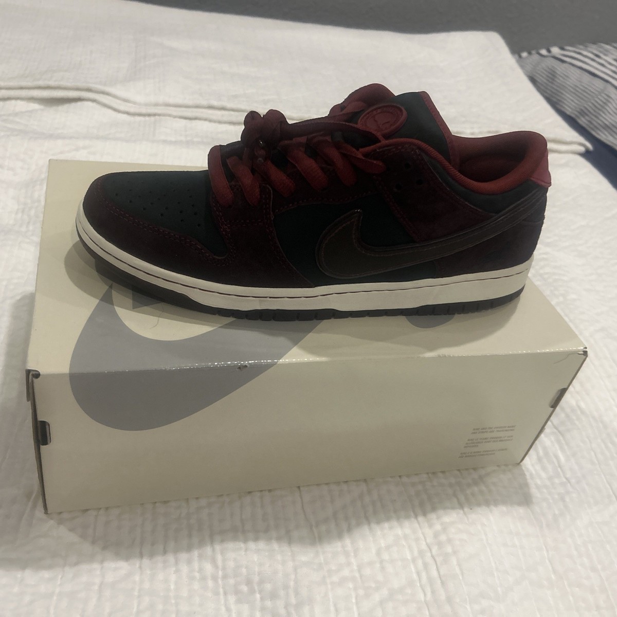 FZ1289-200 Riot Skateshop Nike SB Dunk Low Pro QS Mahogany and 