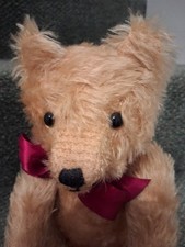 , 13 Inch Deans bear for 'Past Times' . ltd Edition golden mohair