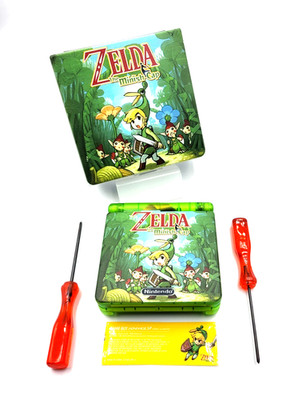 Gameboy Advance SP Case Hülle Gehäuse - Zelda Minish Cap Edition mit Box NEU