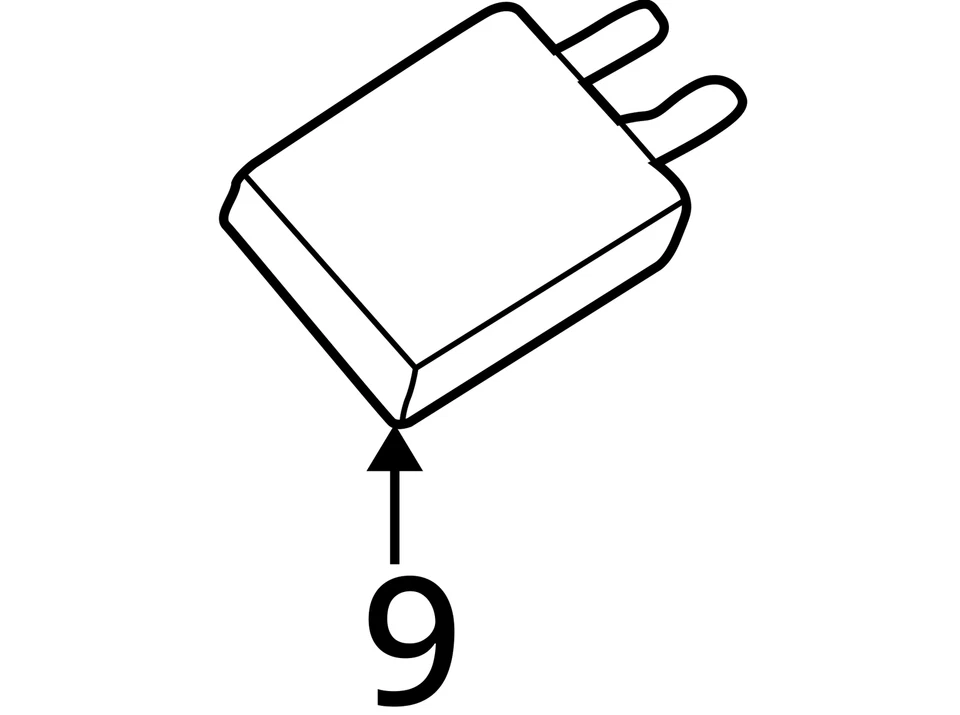 适合 1998 - 2002 年 MAZDA 626 核心加热器单元 GD7A61A10 - 全新原始设备制造商 — 第 3/3 张图片