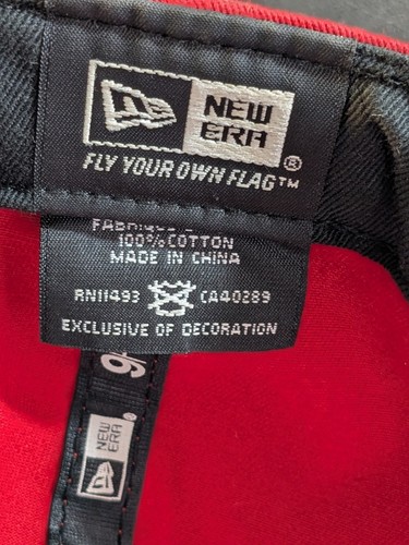 Chicago Bulls New Era 9Fifty Snapback Hat Cap Red Black Hardwood Classics - Picture 17 of 18
