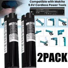 2PACK 9.6V Ni-MH Battery for Makita 9000 9001 9002 9033 9034 632007-4 6095D NEW