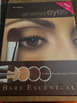 NEW bareMinerals BARE ESCENTUALS 7 Piece Get Started Eyes Set SEALED RARE