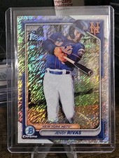2024 Bowman Chrome - Prospects Jensy Rivas #BCP-251 Shimmer Refractor (RC) METS