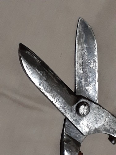 Vintage 12" Scissors 'GILBOW TOOL Co" Tin Snips. Made In England. - Picture 6 of 12