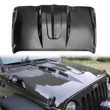 The Avenger Style Scoop Hood 2007-2018 Jeep Wrangler JK JKU Unlimited Rubicon