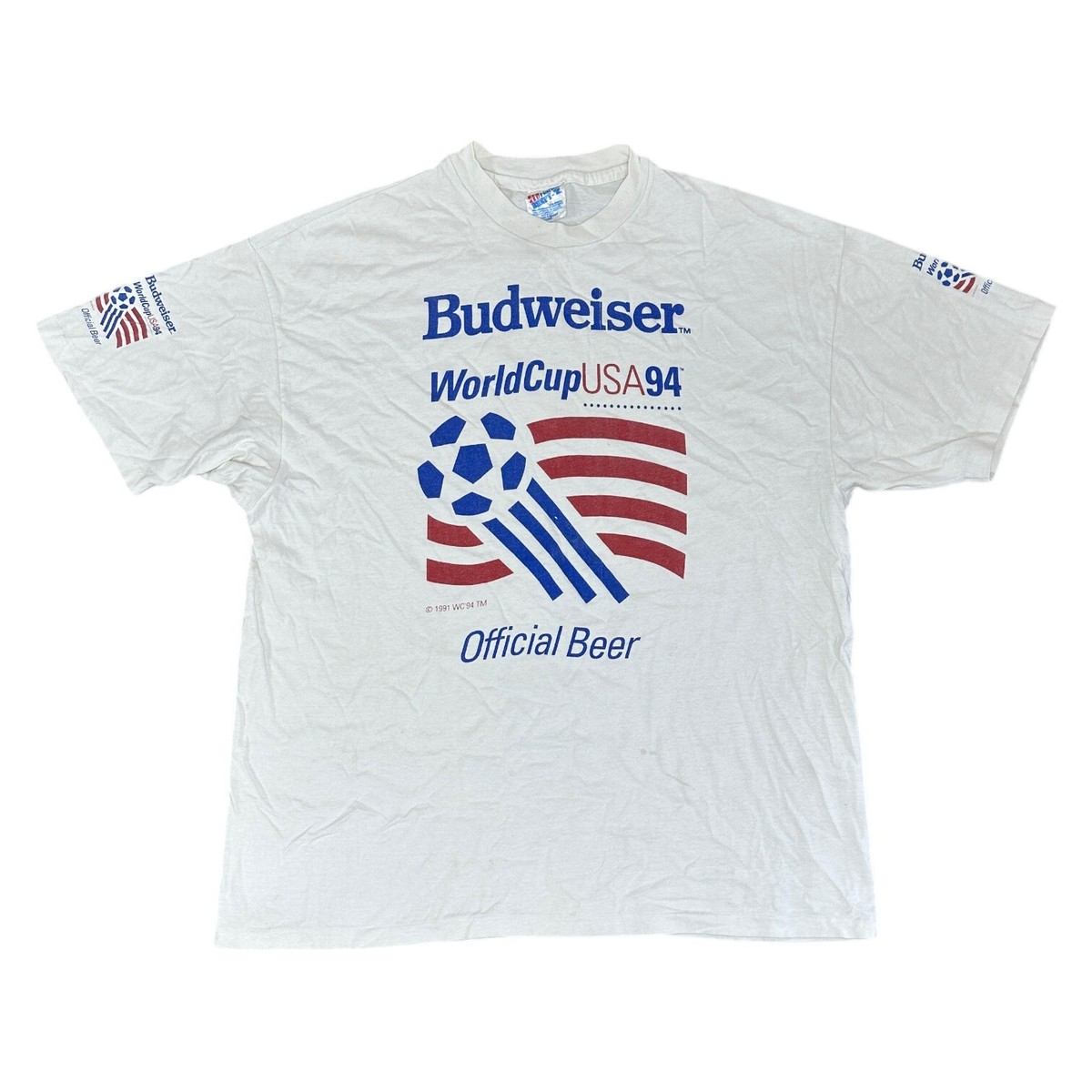 Budweiser World Cup USA 94 企業 Tシャツ 極美品 Budweiser World Cup USA 94 企業 Tシャツ 極美品 - メルカリ
