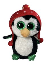 TY Beanie Boos Penguin 6.5  Christmas Hat, Plush Stuffed Animal 2015