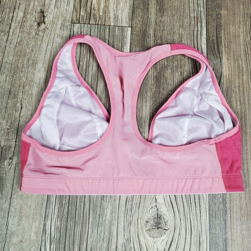 Lululemon Womens‘Heat It Up’ Pink Sz S Front Closure Snap Yoga Athletic Bra Logo - Picture 6 of 12