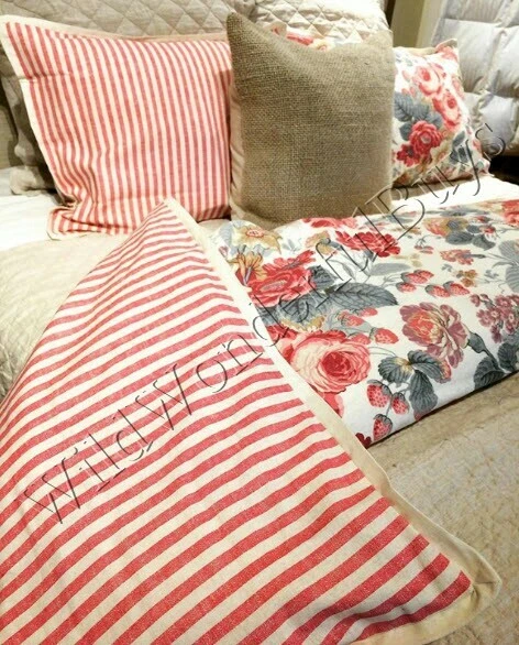 Juego de funda nórdica floral Pottery Barn Elia rosa rey 2 fundas rey 3 piezas Ava🦩 Foto 2 de 3