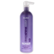 Deepshine Color Repair Sulfate-Free Shampoo by Rusk for Unisex - 25 oz Shampoo 0.72 per gallon