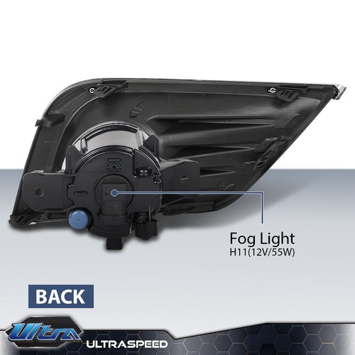 Fit For 2016-2018 Nissan Altima Left+Right Fog Lights Driving Lamps w/ Wiring - Picture 9 of 12