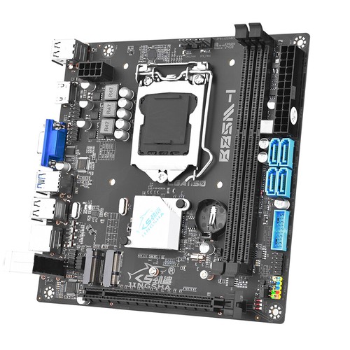 B85M-I computer motherboard ITX Mini DDR3 memory LGA1150 supports M.2 WIFI - Picture 2 of 5