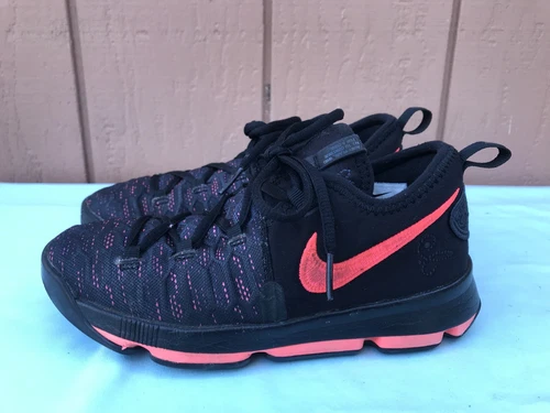 EUC Nike Girls Zoom KD9 PRM (PS) Basketball Shoes Youth US 2Y 882845 060 A9