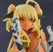 Anime Big Breasted Cow Girl Megu Ushio 1/6 Scale Ver. PVC Figure New No Box 26cm