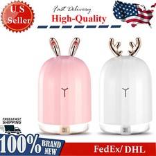 Colorful Cool Mist Humidifier w/ 7 Color Light, Personal Desktop for Baby