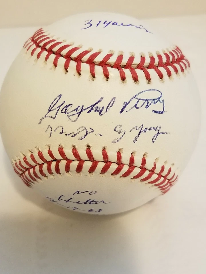 Gaylord Perry Signed Rawlings Official MLB Baseball Multiple Insc SGC ITP COA - Image 2 of 4