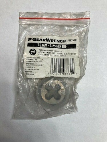 GEARWRENCH ASSORTED HEX DIES -- SOLD INDIVIDUALLY -- OVERSTOCK/ NEW IN BAG (FR) - Picture 72 of 83
