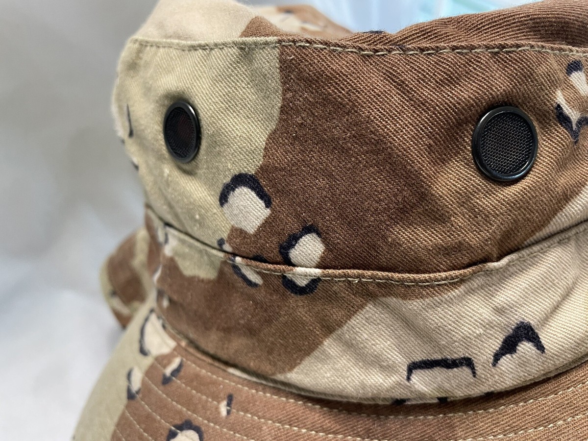 US Army Boonie Hat Tan Desert Camo 6 7/8 Persian Gulf War US Army Boonie Hat Tan Desert Camo 6 7/8 Persian Gulf War