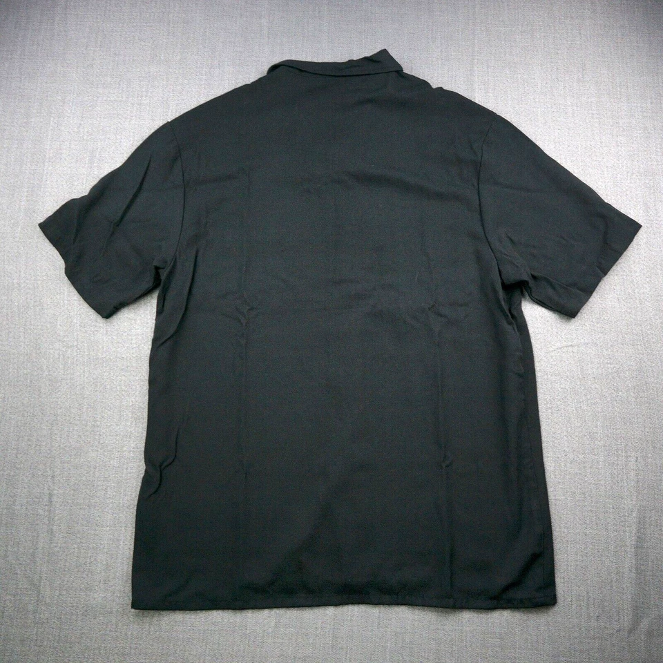 DaVinci California Shirt Medium Black Red Sleeper Rockabilly Retro Rayon Ricky - Image 2 of 4