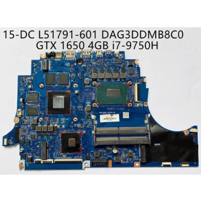 For HP TPN-Q211 15-DC i7-9750H GTX1650 4GB Motherboard DAG3DDMB8C0