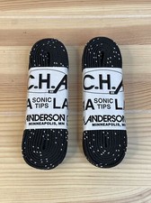 4 Laces 2 Pairs Hockey Skate 96" Black Roller Ice Derby 2pair LOT