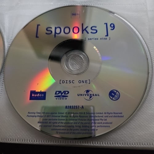 Spooks Series Season 9 Disc 1 (DISC ONLY) DVD - Picture 2 of 3