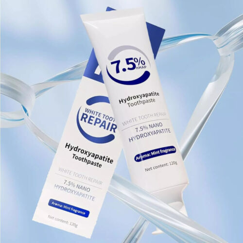 Dentifricio Idrossiapatite per Protezione Smalto,Menta Delicata,Alito Fresco 120G - Foto 6 di 8