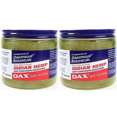 Dax Indian Hemp Botanically Enriched Conditioning Moisturiser 397g (2er Pack)