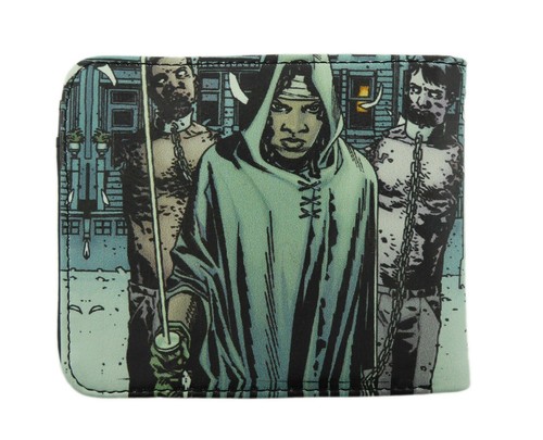 The Walking Dead Comic Original Michonne Zombies Governor Wallets billetera New - Picture 4 of 5