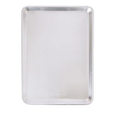 Nordic Ware Naturals Half Sheet 18'' x 13'' Aluminum Cookie and Baking Pan, Silver
