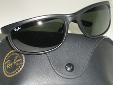 RAY-BAN RB2027 W1847 MATTE BLACK FRAMES PS2 G15 UV PREDATOR WRAPS SUNGLASSES